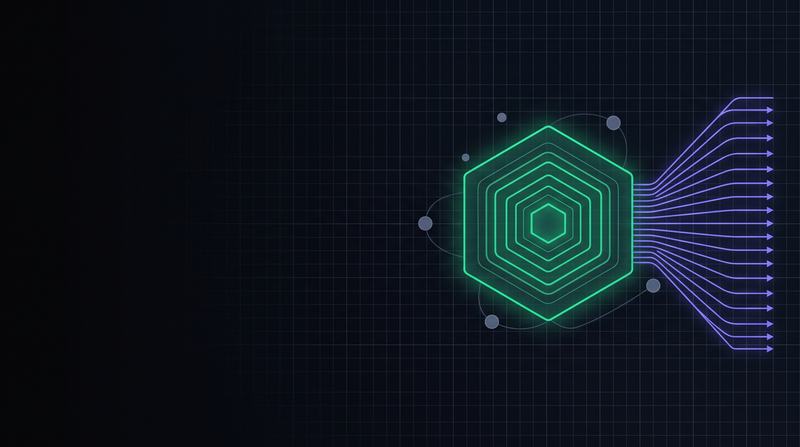 Abstract cover artwork for FastAPI in Production, a Python course