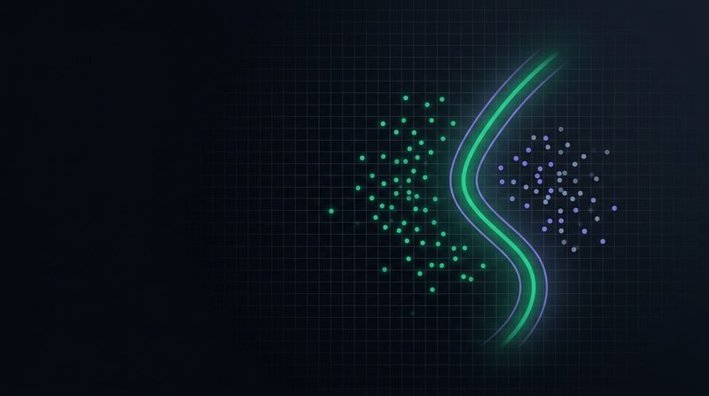 Abstract cover artwork for Machine Learning Foundations with scikit-learn, a Machine Learning course